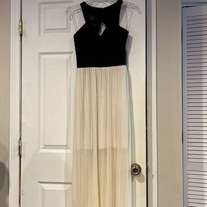 Glittery homecoming maxi